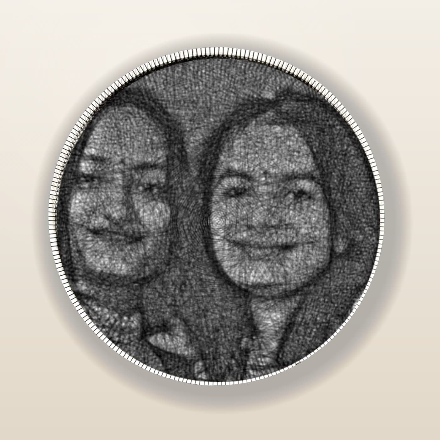 Double Face String Art Portrait, photo 4